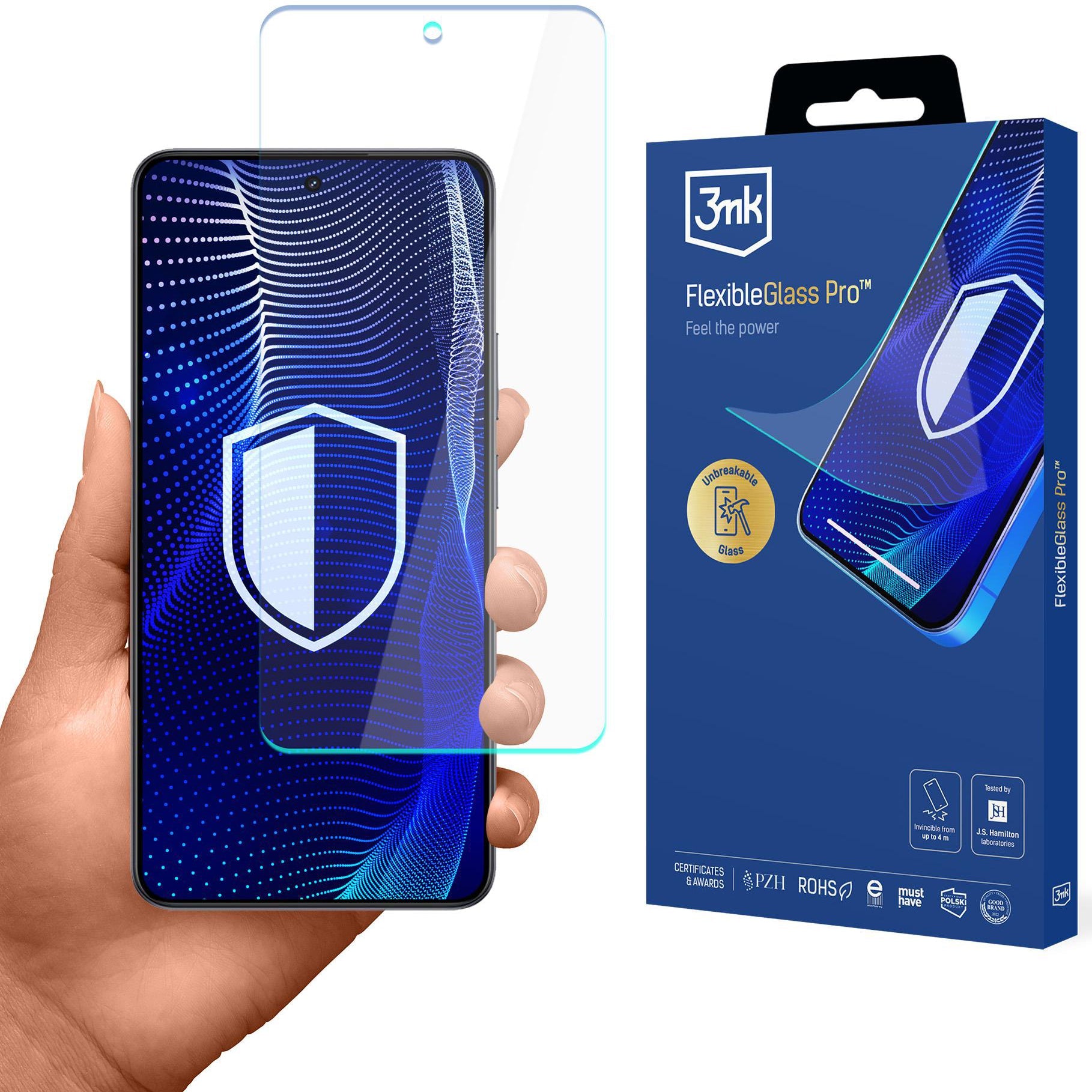 Hybridglas für Realme 14 5G / Realme 14T 5G, 3mk FlexibleGlass Pro