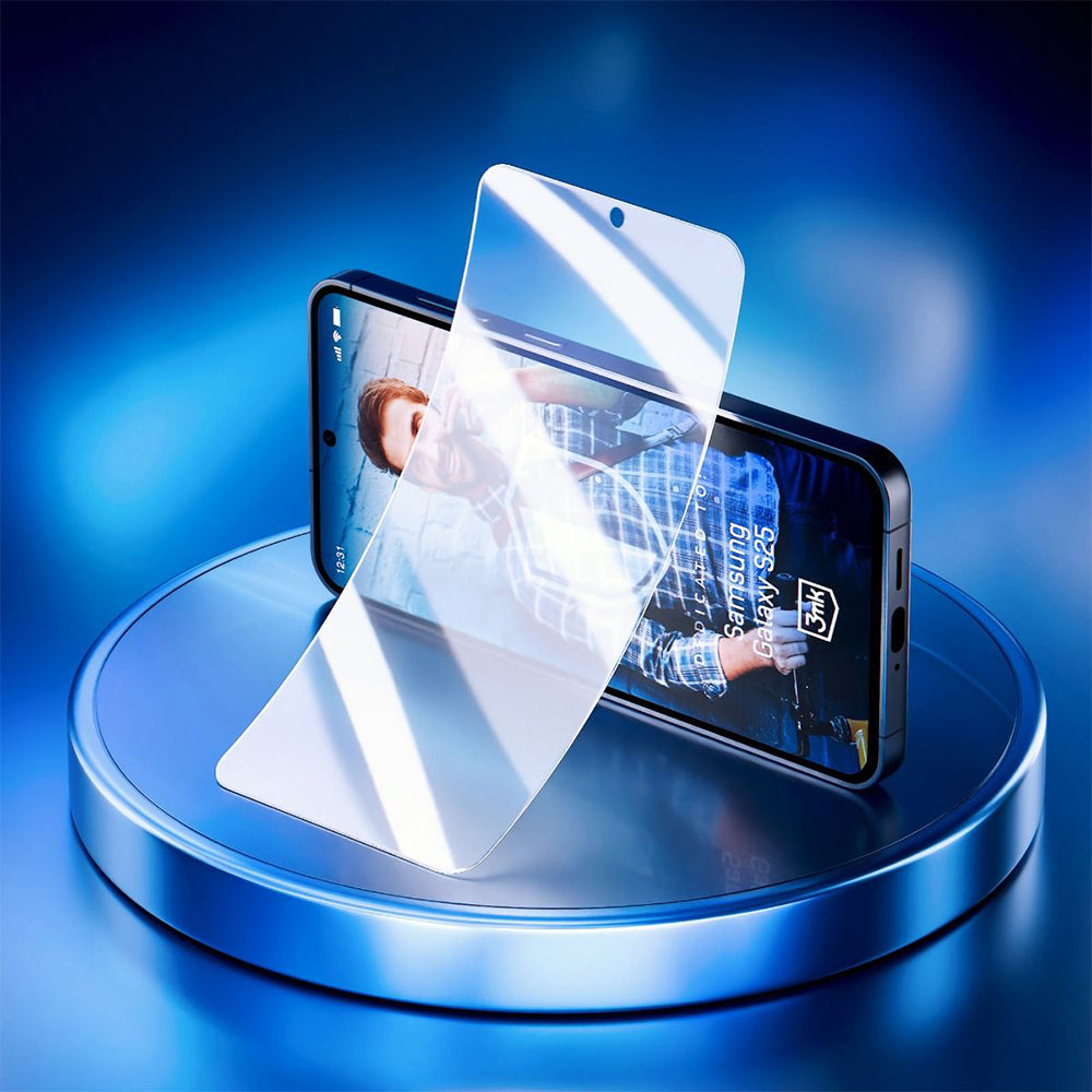 Hybridglas für Samsung Galaxy S25, 3mk FlexibleGlass Pro