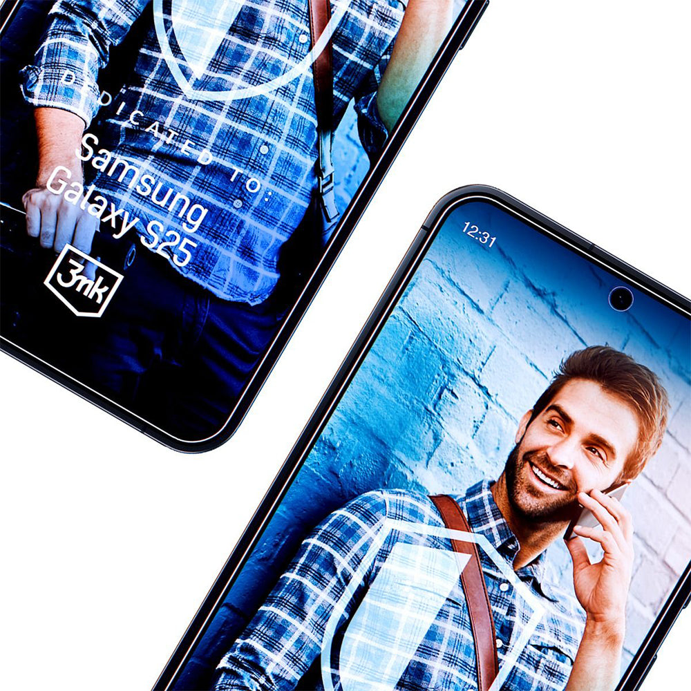 Hybridglas für Samsung Galaxy S25, 3mk FlexibleGlass Pro