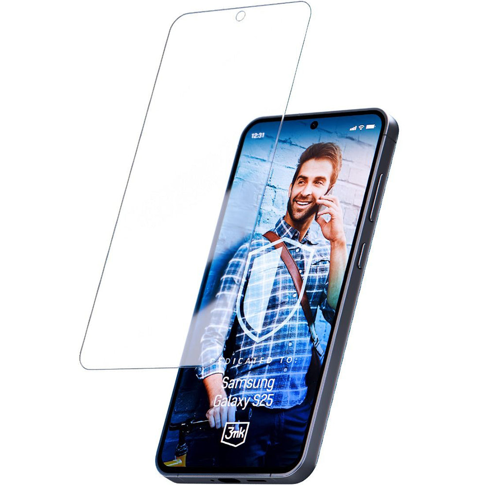 Hybridglas für Samsung Galaxy S25, 3mk FlexibleGlass Pro