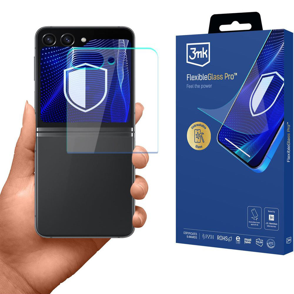 Hybridglas für Galaxy Z Flip7 FE / Z Flip6, 3mk FlexibleGlass Pro