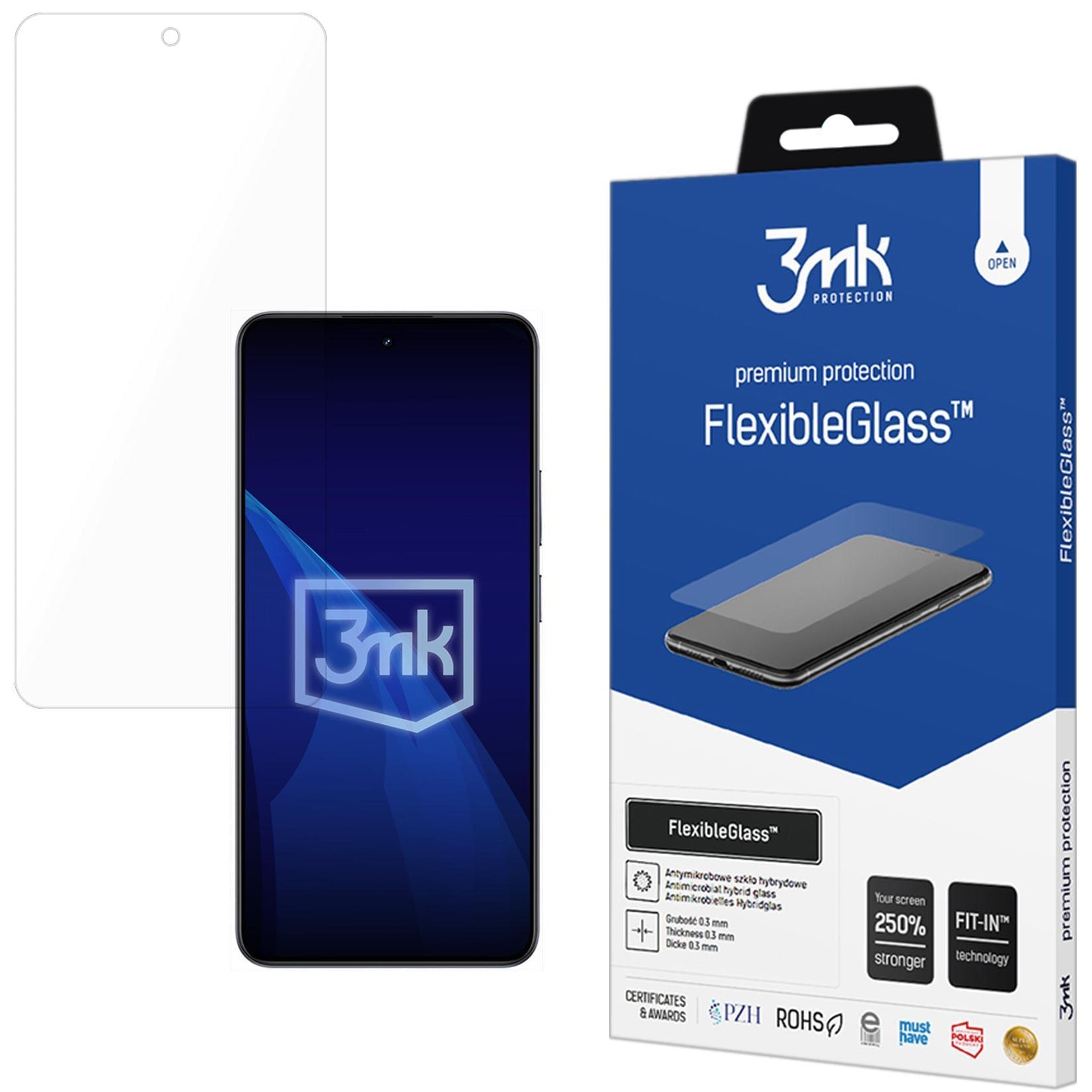 Hybridglas für Realme 14 5G / Realme 14T 5G, 3mk FlexibleGlass