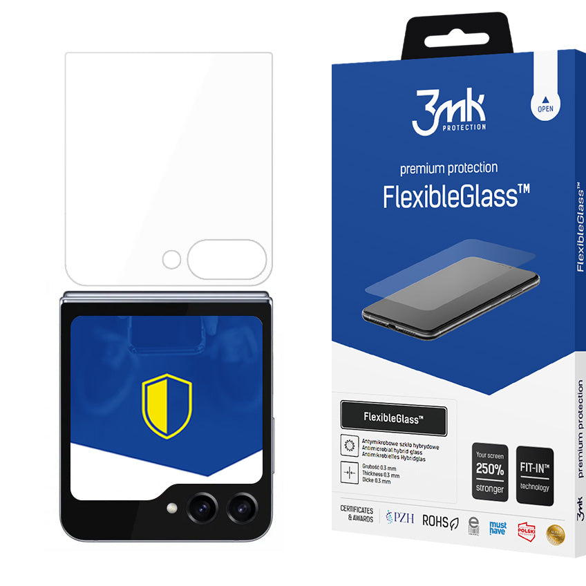 Hybridglas für Galaxy Z Flip7 FE / Z Flip6, 3mk FlexibleGlass