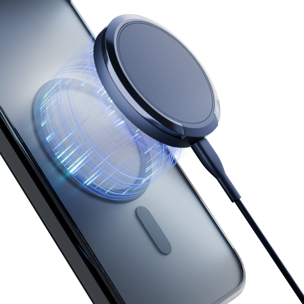 Handyhülle für iPhone 16 Pro Max, 3mk Frosty MagCase, Transluzent mit Schwarz