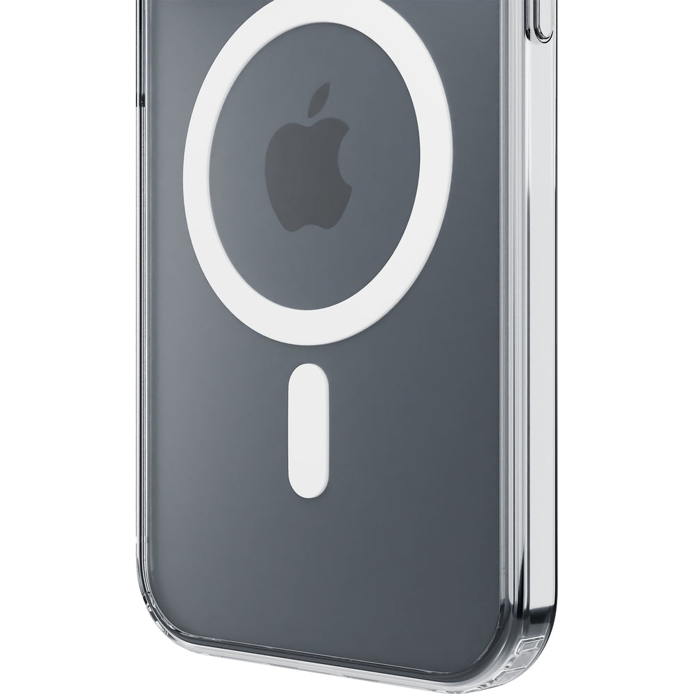 Handyhülle für iPhone 16, 3mk Frosty MagCase, Transluzent mit Weiß
