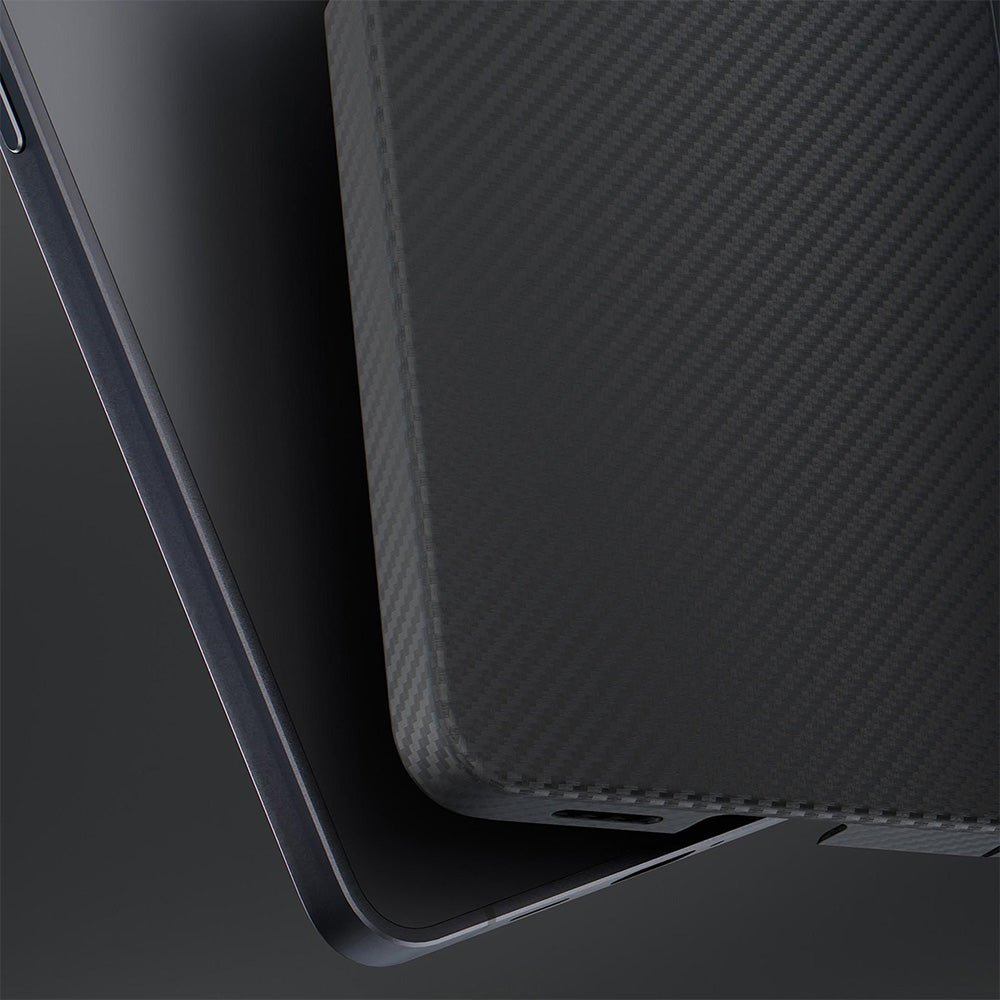 Aramid Handyhülle für Galaxy S26 Ultra, 3mk Hardy Aramid MagCase mit MagSafe, Schwarz