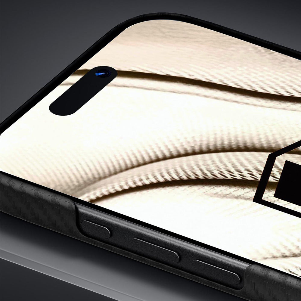 Aramid Handyhülle für iPhone 17, 3mk Hardy Aramid MagCase mit MagSafe, Schwarz