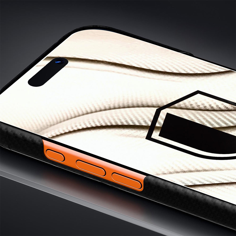 Aramid Handyhülle für iPhone 17 Pro Max, 3mk Hardy Aramid MagCase mit MagSafe, Schwarz