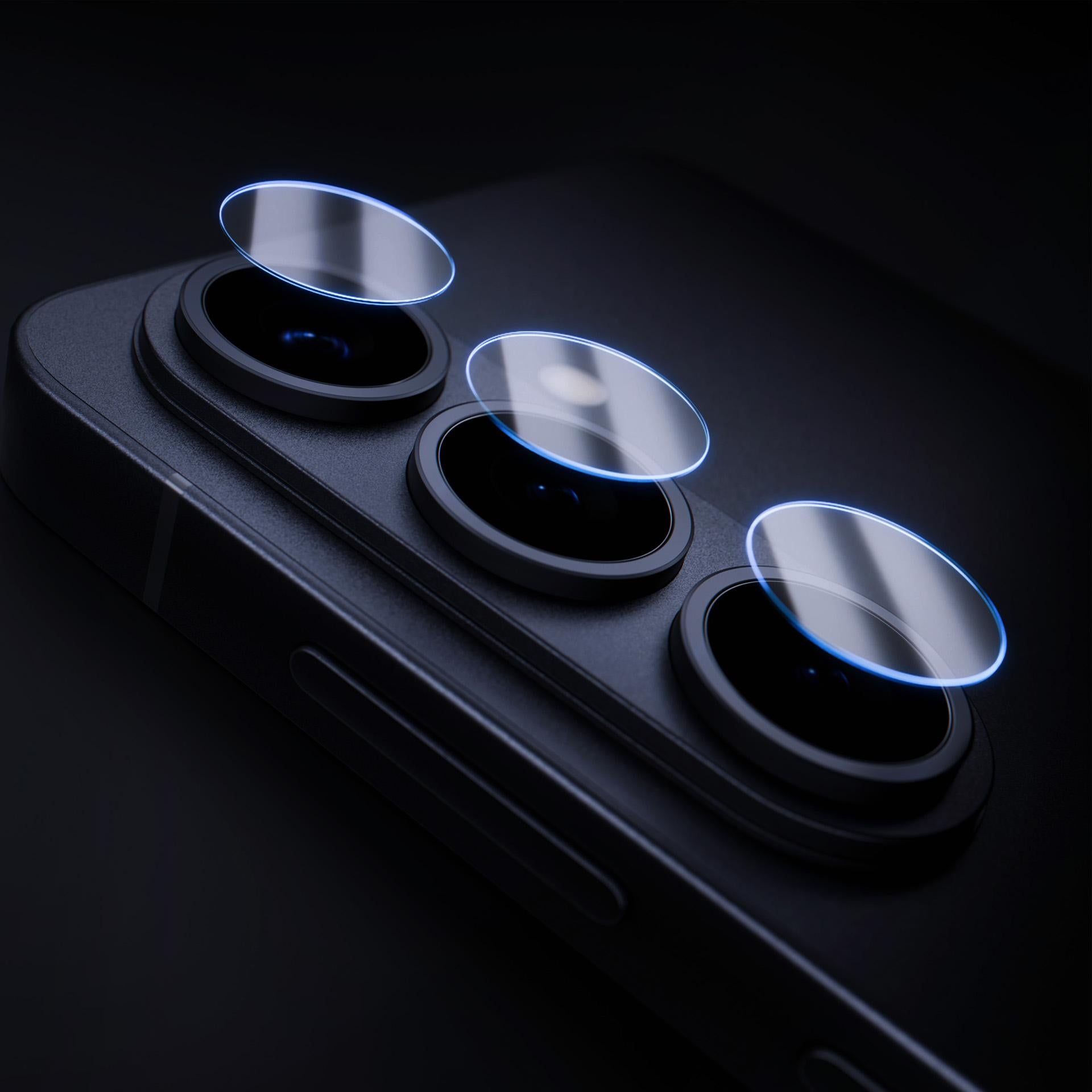 4x Hybridglas Kameraschutz für Galaxy S26 Plus, 3mk Hardy Fusion Lens Protection