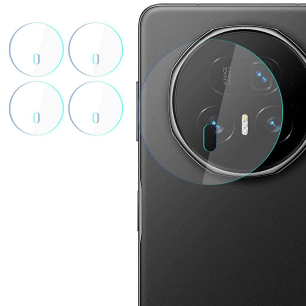 4x Hybridglas Kameraschutz für Linsen für Honor Magic V5, 3mk Hardy Fusion Lens Protection