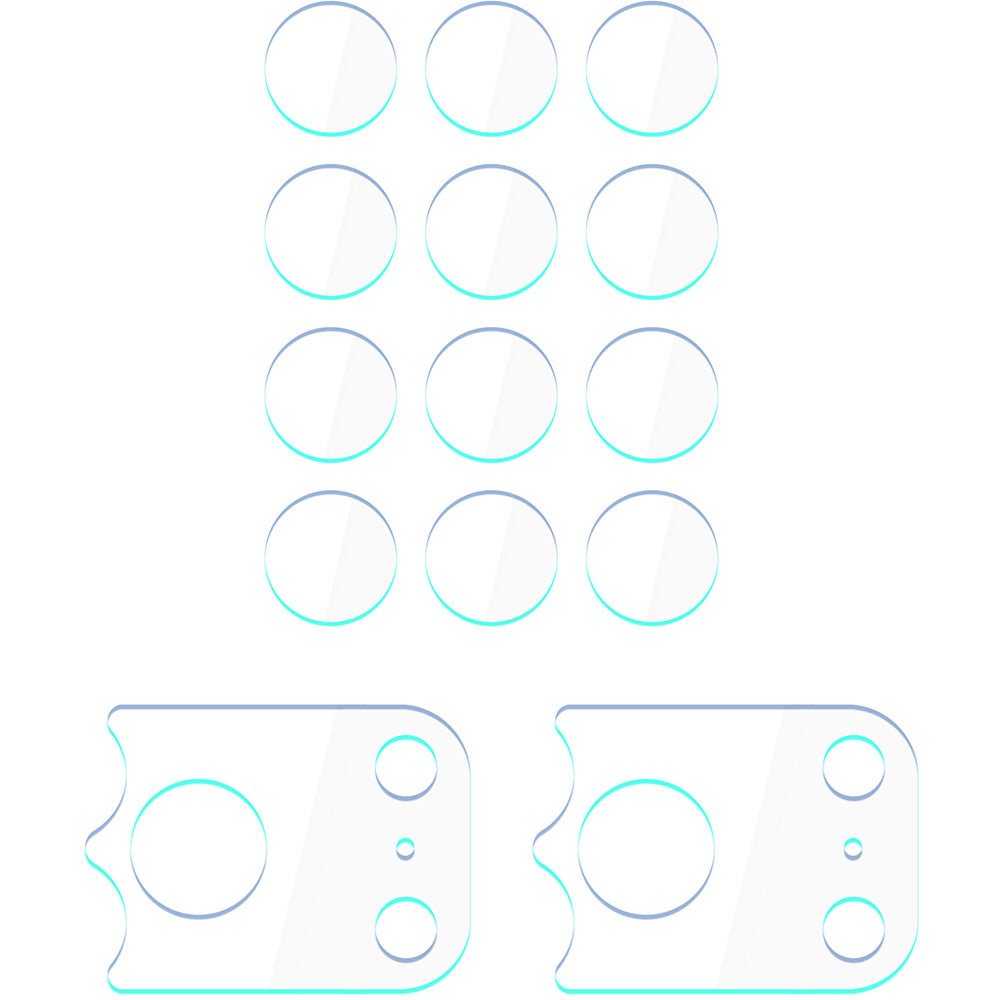 4x Hybridglas Kameraschutz für iPhone 17 Pro Max, 3mk Hardy Fusion Lens Protection