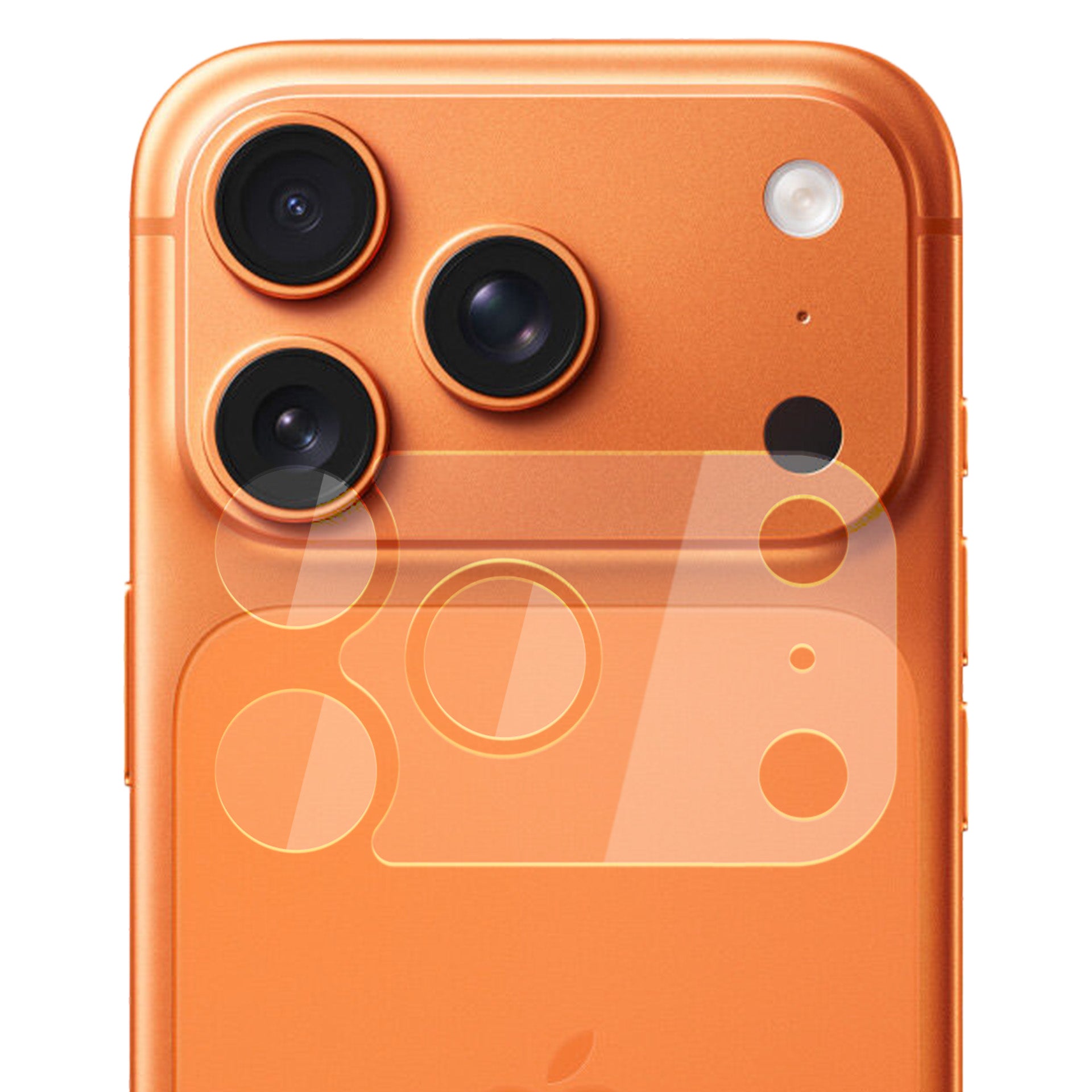 4x Hybridglas Kameraschutz für iPhone 17 Pro Max, 3mk Hardy Fusion Lens Protection
