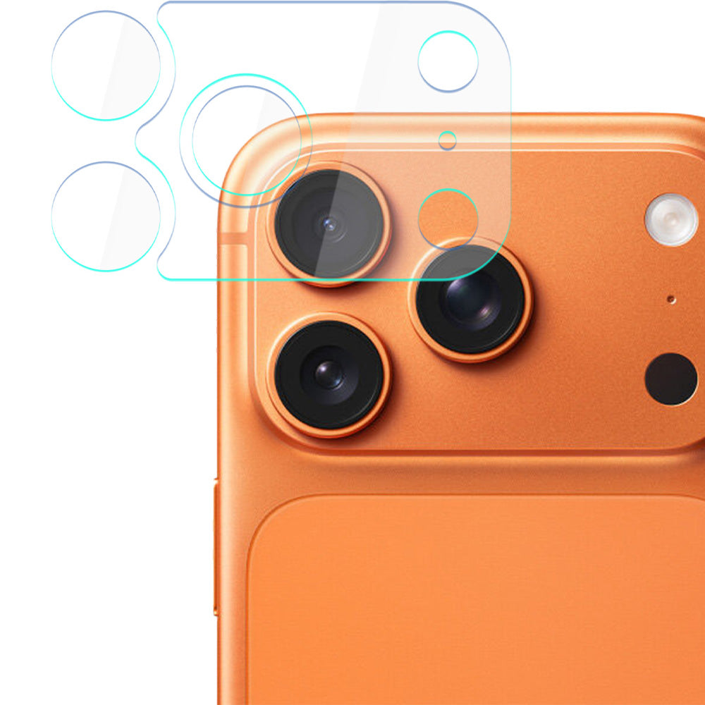 4x Hybridglas Kameraschutz für iPhone 17 Pro Max, 3mk Hardy Fusion Lens Protection