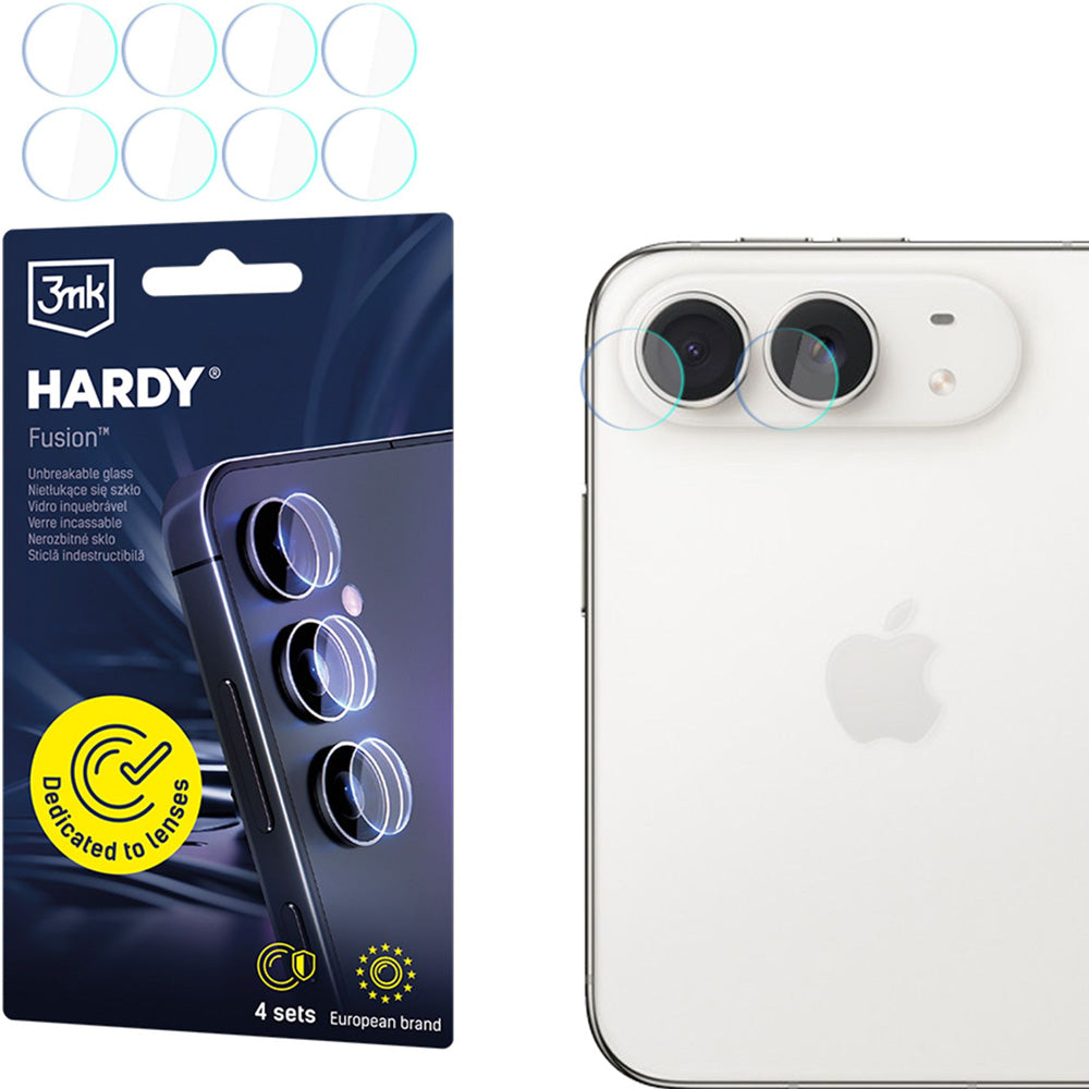4x Hybridglas Kameraschutz für Linsen für iPhone Duo, 3mk Hardy Fusion Lens Protection (1/9)