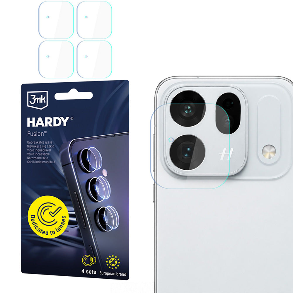 4x Hybridglas Kameraschutz für Linsen für OPPO Find X10, 3mk Hardy Fusion Lens Protection (1/4)