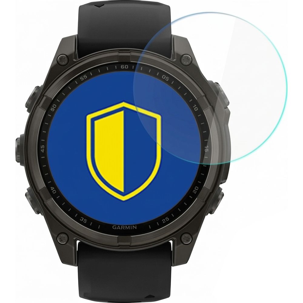 Hybridglas für Smartwatch Garmin Fenix 8 Solar 47 mm, 3mk Hardy Fusion, 3 Stück