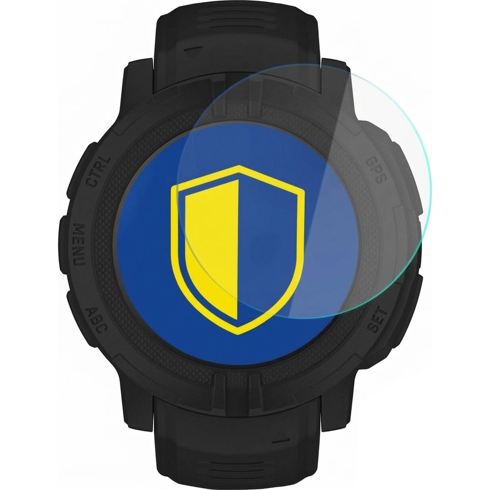 Hybridglas für Smartwatch Garmin Instinct 2 / Solar, 3mk Hardy Fusion, 3 Stück