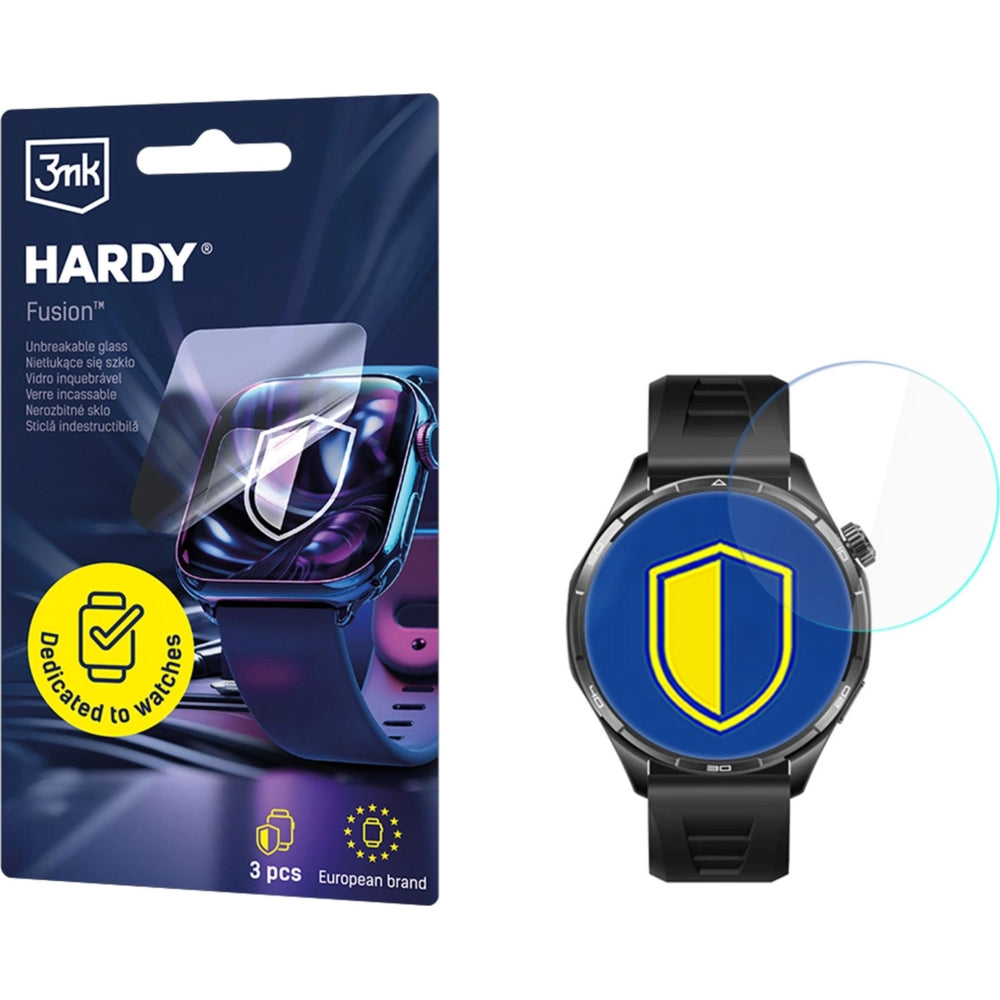 Hybridglas für Honor Watch 6, 3mk Hardy Fusion, 3 Stück