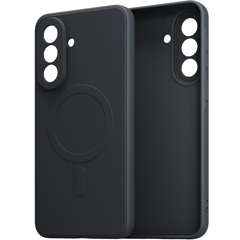 Handyhülle für Galaxy A27 5G, 3mk Hardy Haptica MagCase mit MagSafe, Schwarz