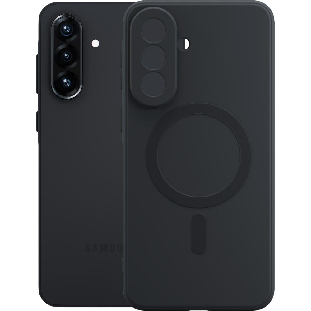 Handyhülle für Galaxy A37 5G, 3mk Hardy Haptica MagCase mit MagSafe, Schwarz