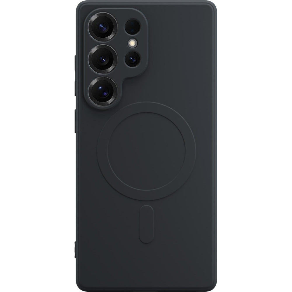 Handyhülle für Galaxy S25 Ultra, 3mk Hardy Haptica MagCase mit MagSafe, Schwarz