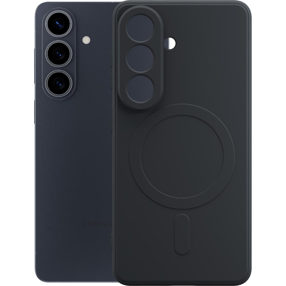 Handyhülle für Galaxy S26, 3mk Hardy Haptica MagCase mit MagSafe, Schwarz