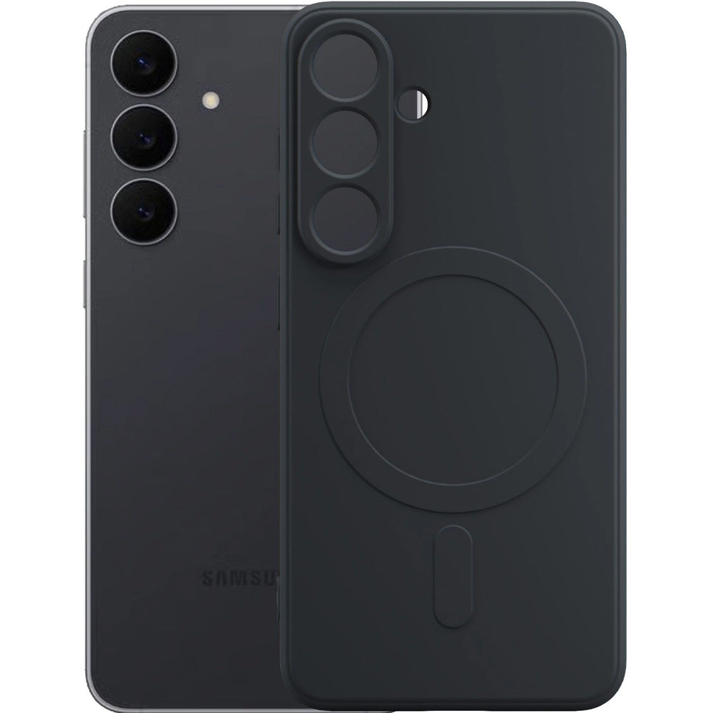 Handyhülle für Galaxy S26 FE, 3mk Hardy Haptica MagCase mit MagSafe, Schwarz (8/14)