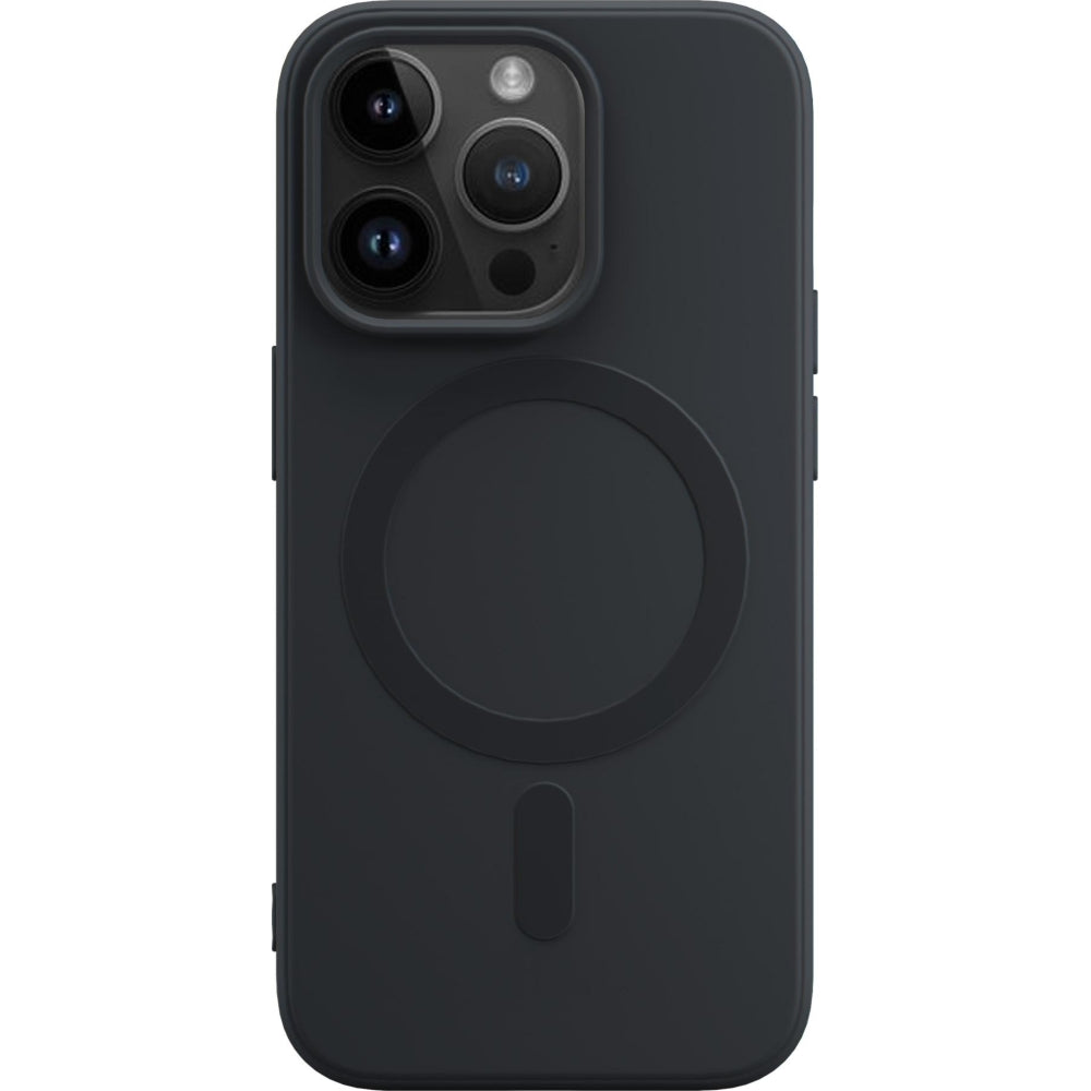 Handyhülle für iPhone 14 Pro, 3mk Hardy Haptica MagCase mit MagSafe, Schwarz