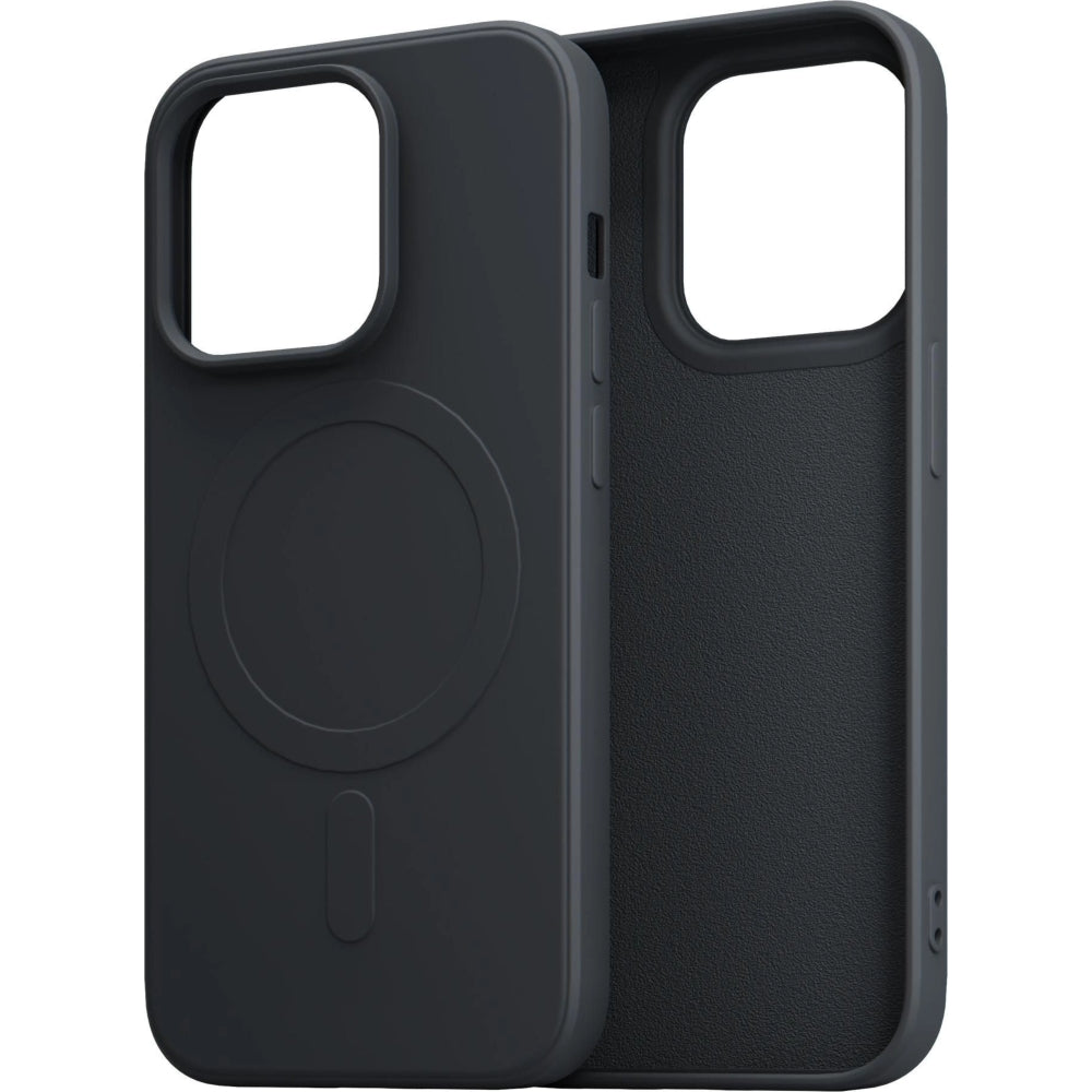 Handyhülle für iPhone 14 Pro Max, 3mk Hardy Haptica MagCase mit MagSafe, Schwarz