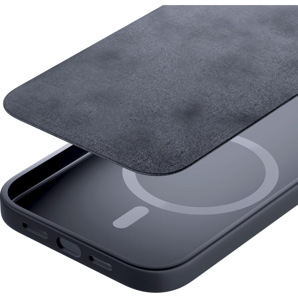 Handyhülle für iPhone 15 Pro, 3mk Hardy Haptica MagCase mit MagSafe, Schwarz