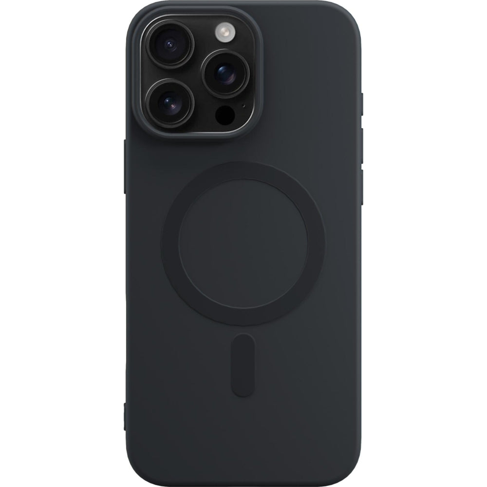 Handyhülle für iPhone 16 Pro Max, 3mk Hardy Haptica MagCase mit MagSafe, Schwarz