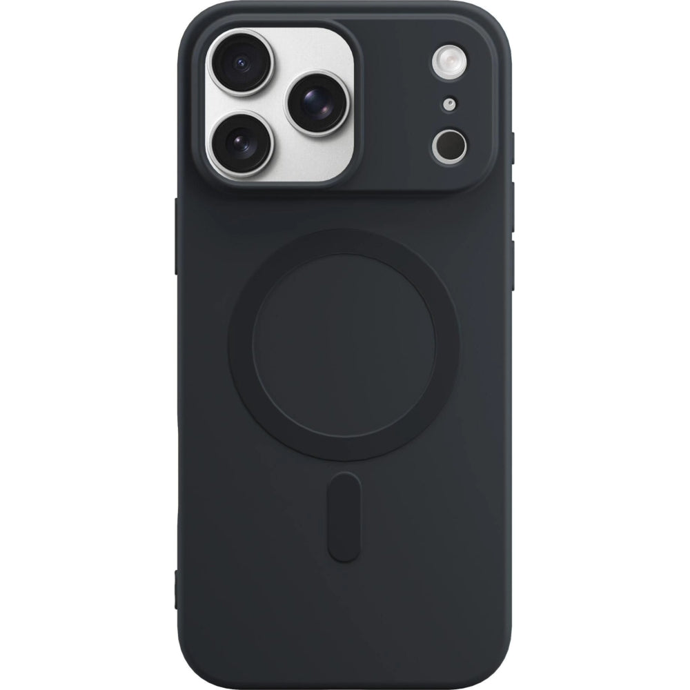 Handyhülle für iPhone 17 Pro, 3mk Hardy Haptica MagCase mit MagSafe, Schwarz