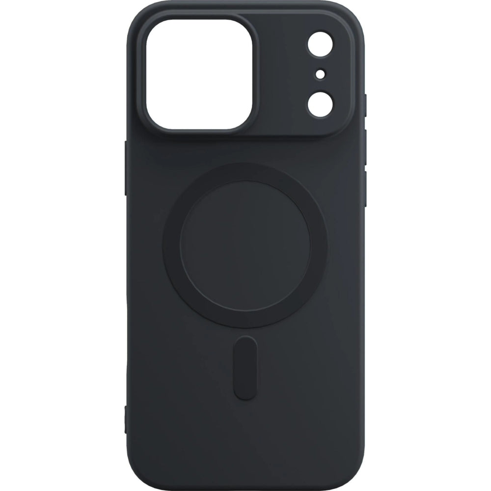 Handyhülle für iPhone 17 Pro, 3mk Hardy Haptica MagCase mit MagSafe, Schwarz
