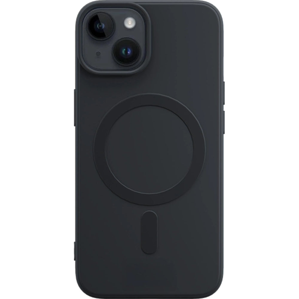 Handyhülle für iPhone 14, 3mk Hardy Haptica MagCase mit MagSafe, Schwarz