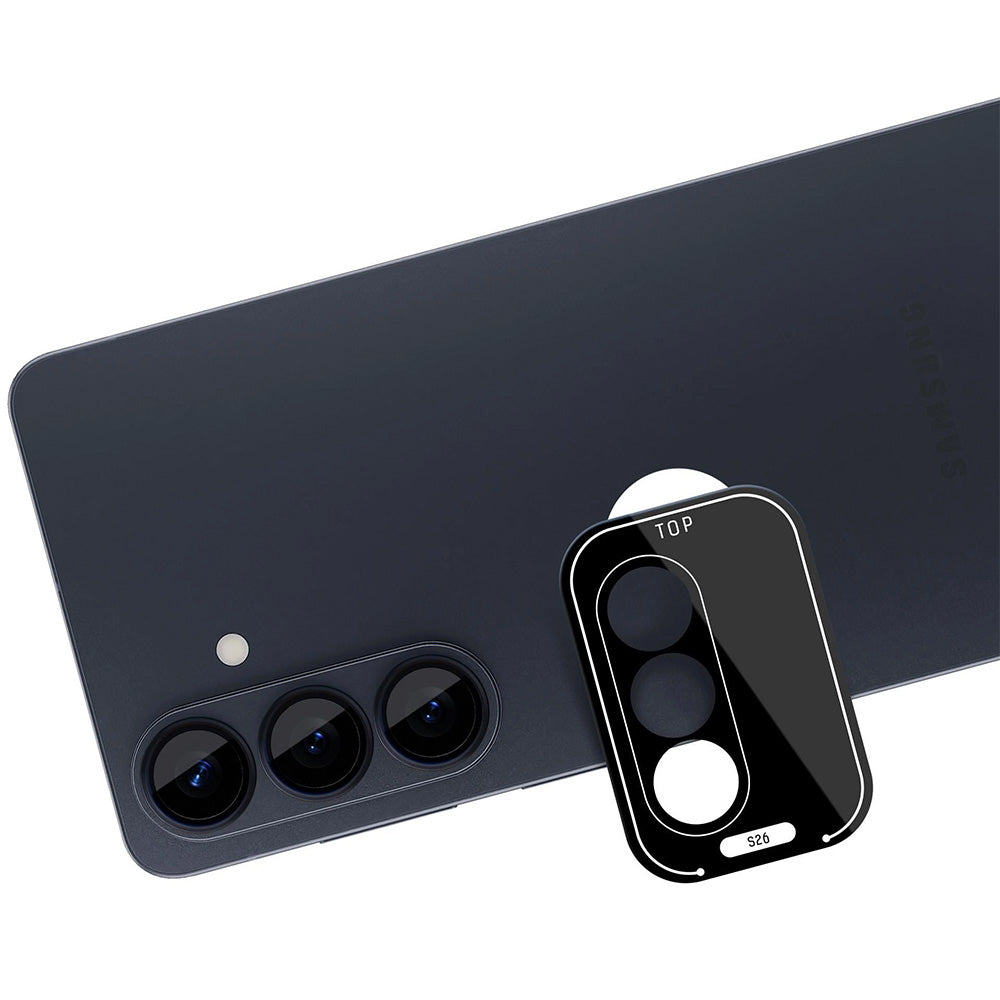 Objektivschutz für Galaxy S26 Plus, 3mk Hardy Lens Protection Pro, Schwarz