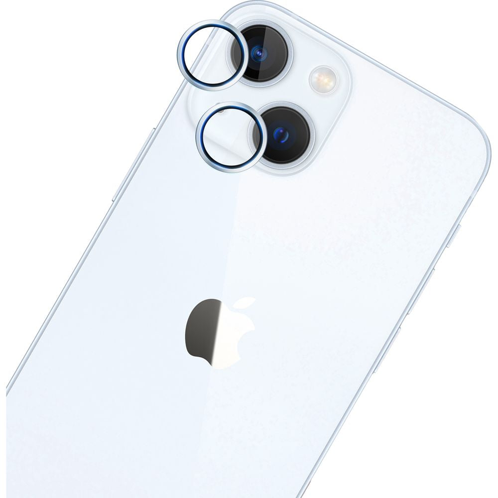 Objektivschutz für iPhone 15 / 15 Plus, 3mk Hardy Lens Protection Pro, Blau