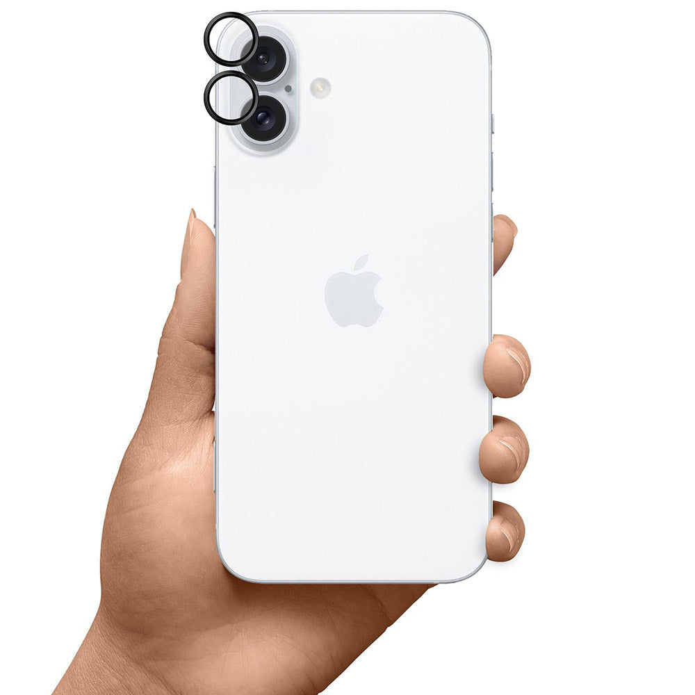 Objektivschutz für iPhone 16 / 16 Plus, 3mk Hardy Lens Protection Pro, Schwarz