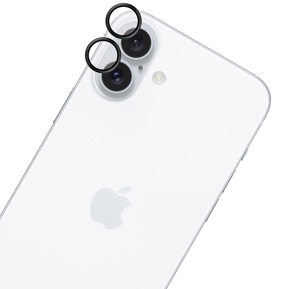 Objektivschutz für iPhone 16 / 16 Plus, 3mk Hardy Lens Protection Pro, Schwarz
