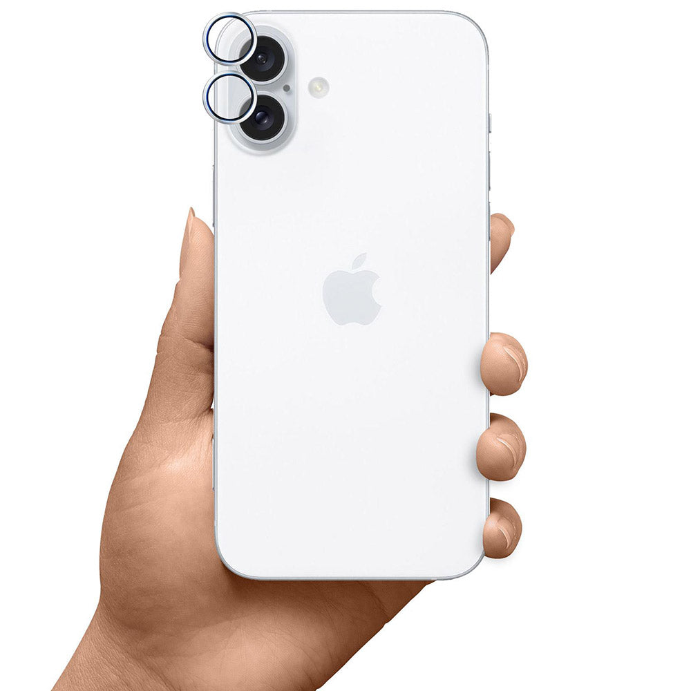Objektivschutz für iPhone 16 / 16 Plus, 3mk Hardy Lens Protection Pro, Silbern