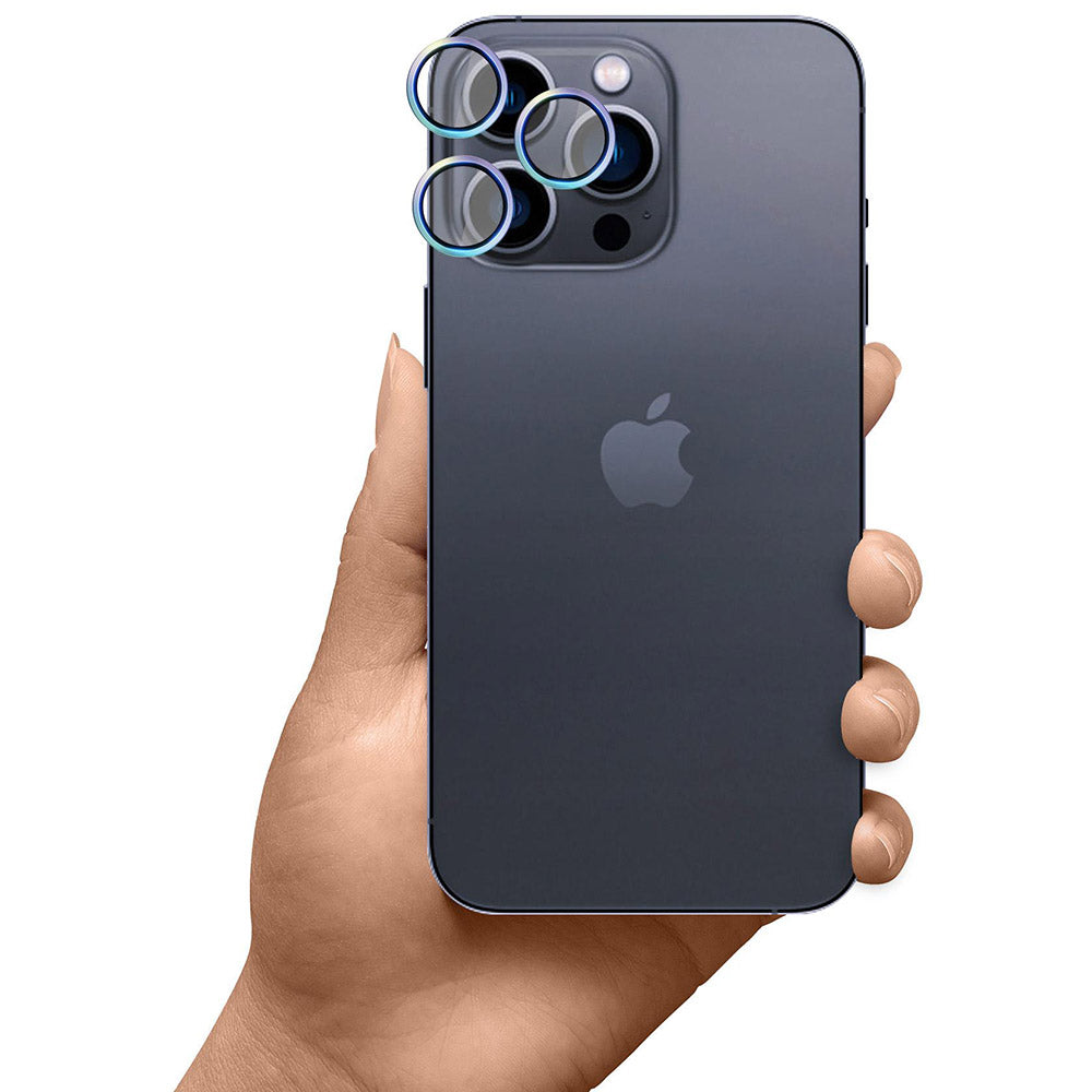 Objektivschutz für iPhone 16 Pro / 16 Pro Max, 3mk Hardy Lens Protection Pro, Bunt