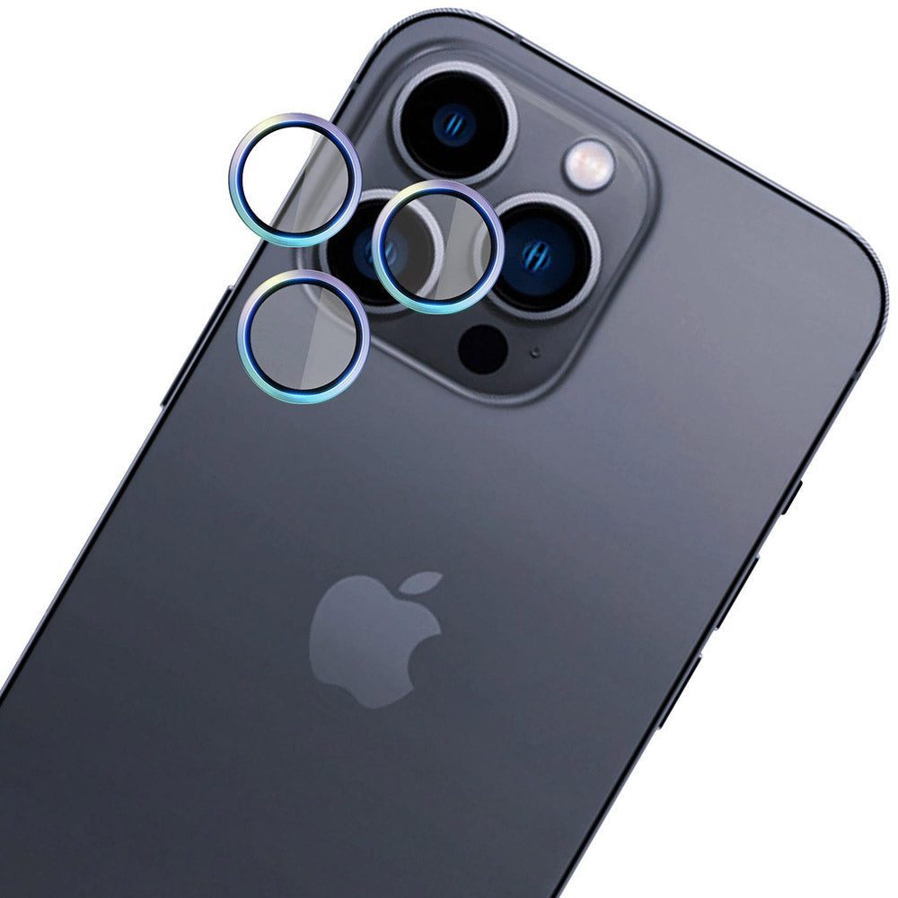 Objektivschutz für iPhone 16 Pro / 16 Pro Max, 3mk Hardy Lens Protection Pro, Bunt