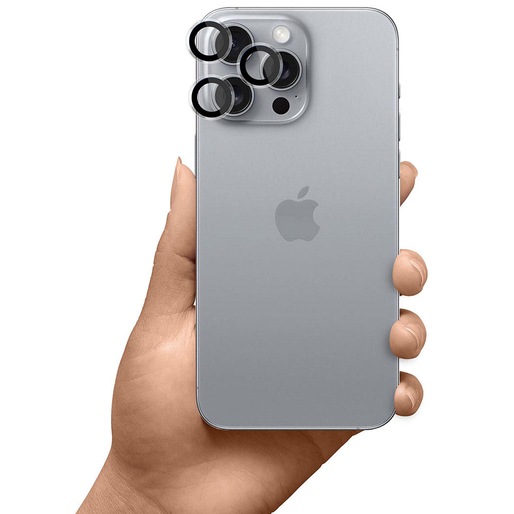 Objektivschutz für iPhone 16 Pro / 16 Pro Max, 3mk Hardy Lens Protection Pro, Transparent