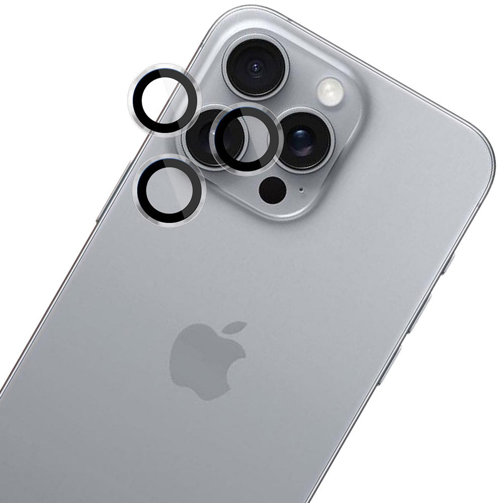 Objektivschutz für iPhone 16 Pro / 16 Pro Max, 3mk Hardy Lens Protection Pro, Transparent