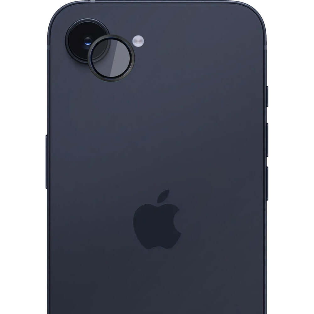 Objektivschutz für iPhone 16e, 3mk Hardy Lens Protection Pro, Schwarz