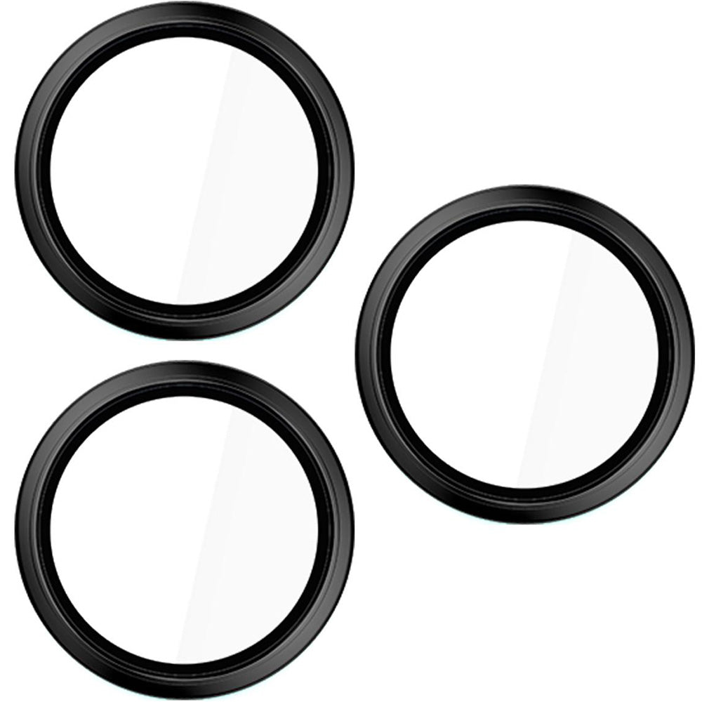 Objektivschutz für iPhone 17 Pro Max / 17 Pro, 3mk HARDY Lens Protection Pro, 1 Set, Schwarz