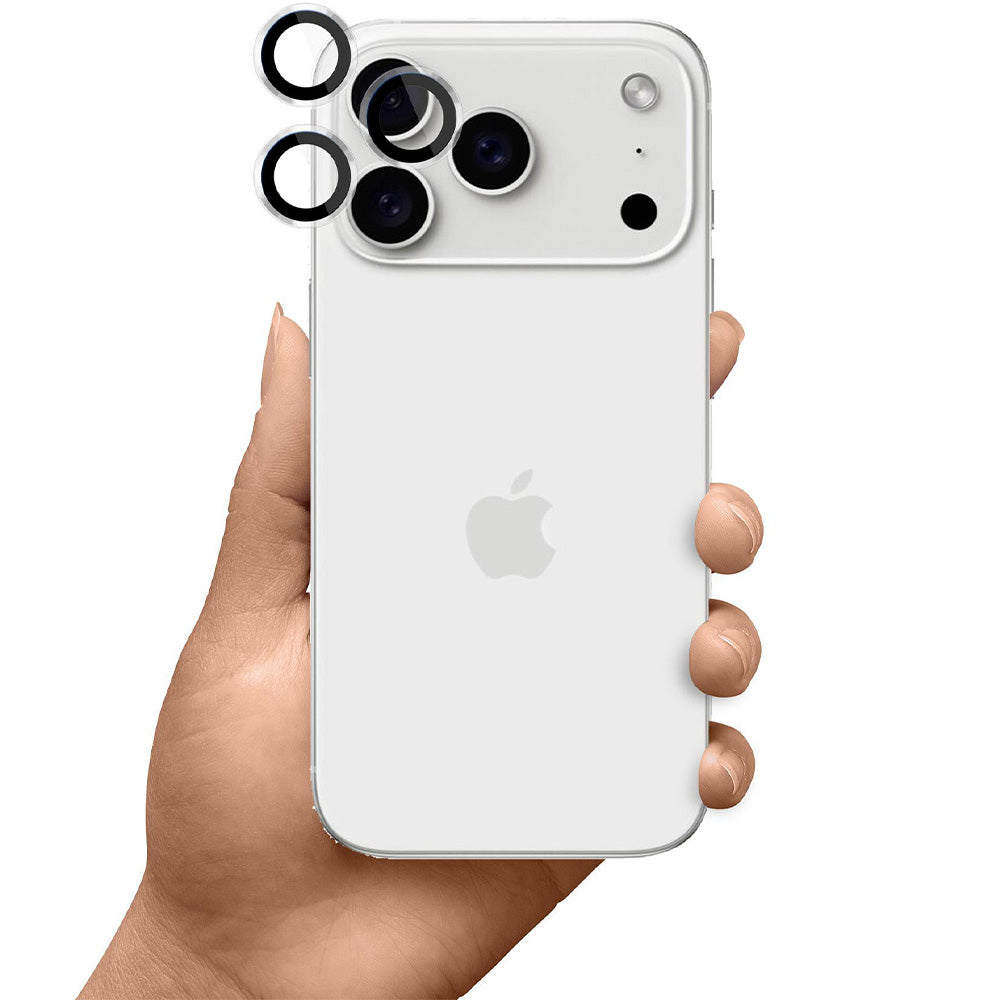 Objektivschutz für iPhone 17 Pro Max / 17 Pro, 3mk HARDY Lens Protection Pro, 1 Set, Transparent