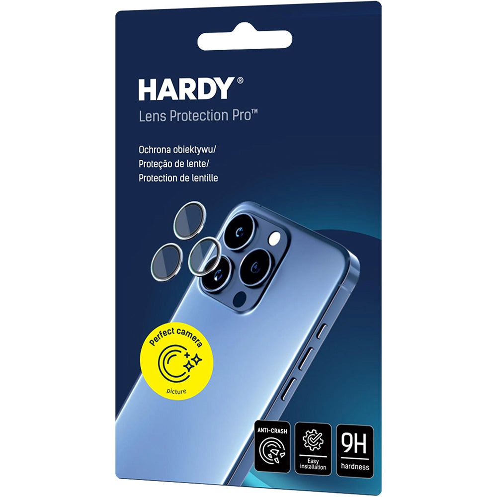 Objektivschutz für iPhone 17 Pro Max / 17 Pro, 3mk HARDY Lens Protection Pro, 1 Set, Orange