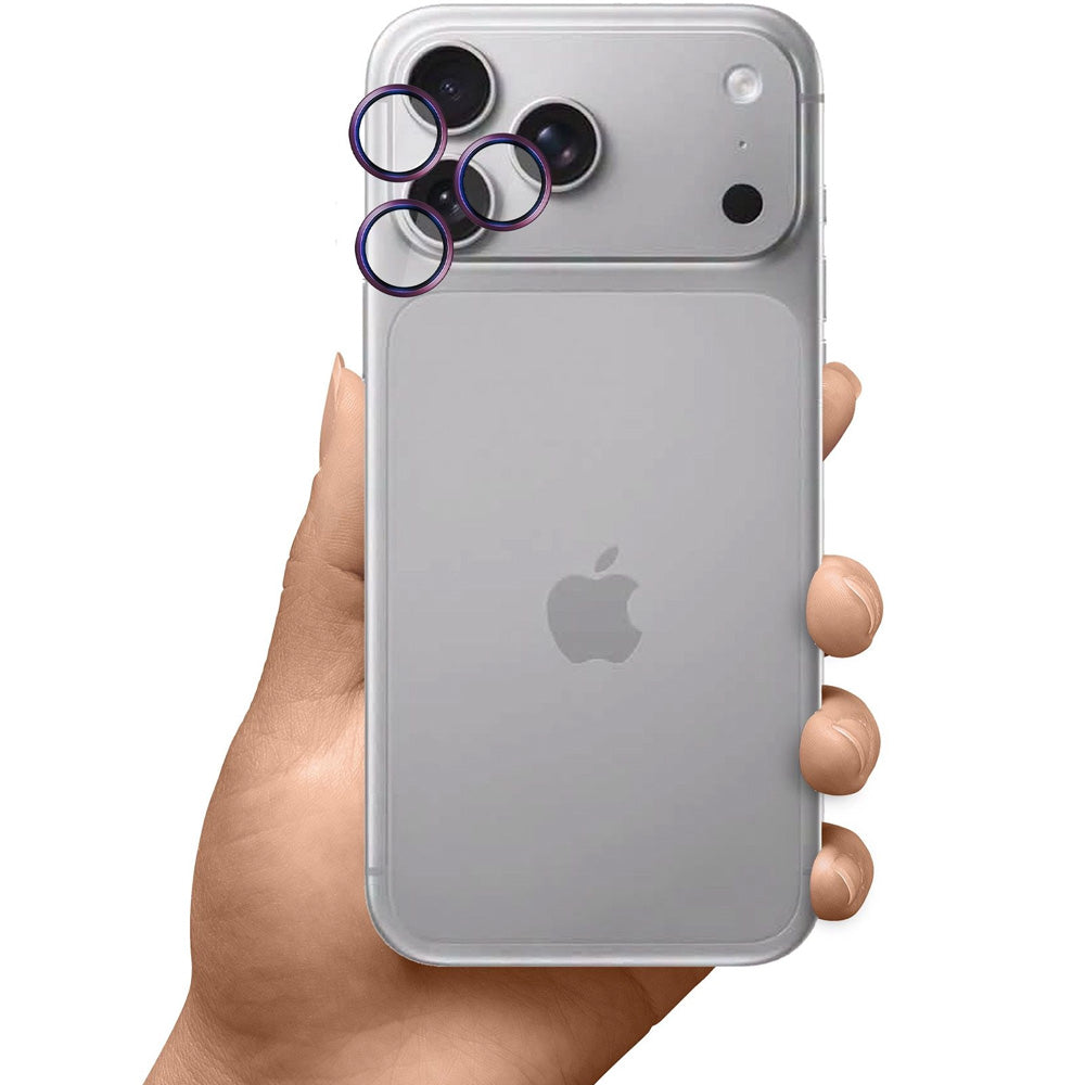 Objektivschutz für iPhone 18 Pro / Max, 3mk Hardy Lens Protection Pro, 1 Set, Burgunderrot (5/10)