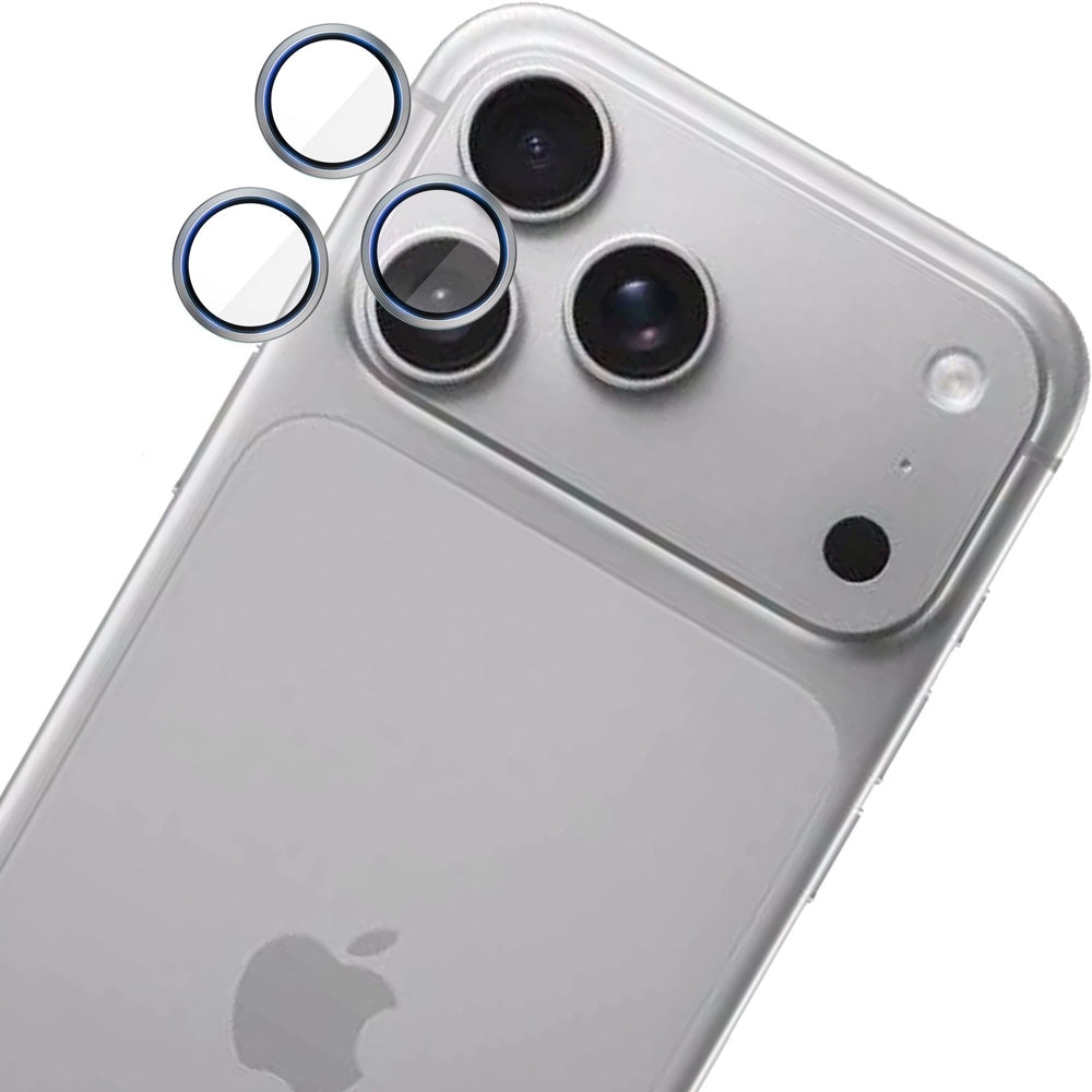 Objektivschutz für iPhone 18 Pro / Max, 3mk Hardy Lens Protection Pro, 1 Set, Silbern (3/10)