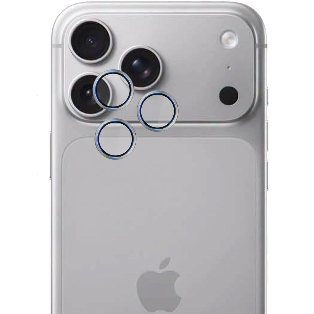 Objektivschutz für iPhone 18 Pro / Max, 3mk Hardy Lens Protection Pro, 1 Set, Silbern (4/10)